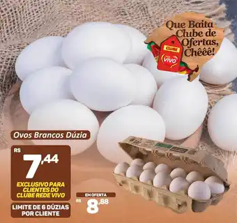 Rede Vivo Ovos brancos dúzia oferta