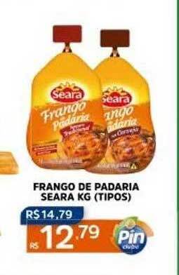Pinheiro Supermercado Frango de padaria seara kg tipos oferta