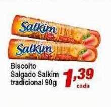 Biscoito salgado salkim tradicional