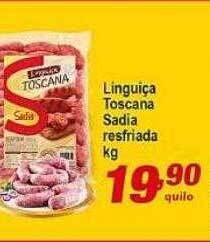 Ricoy Supermercados Linguiça toscana sadia resfriada kg oferta
