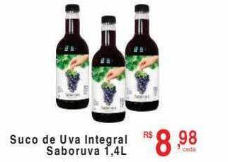 Suco de uva integral saboruva