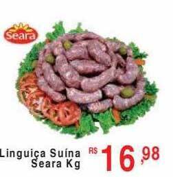 Abevê Supermercados Linguiça suína seara kg oferta