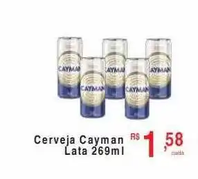 Abevê Supermercados Cerveja cayman lata oferta