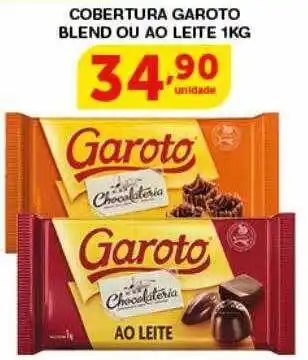 Roldão Cobertura garoto blend ou ao leite oferta