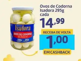 Ovos de codorna isadora