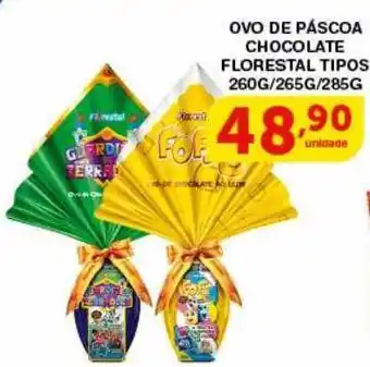 Roldão Ovo de pascoa chocolate florestal tipos oferta