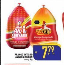 Frango inteiro avigran kg