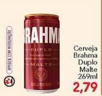 Cerveja brahma duplo malte