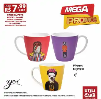 Caneca pets rock 405ml