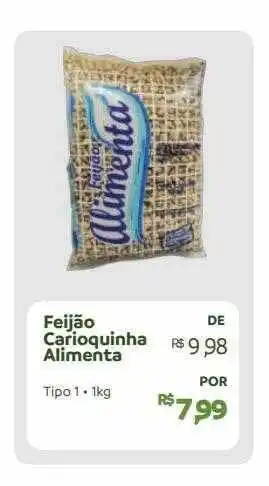 Hiperideal Supermercados Feijão carioquinha alimenta tipo 1 kg oferta
