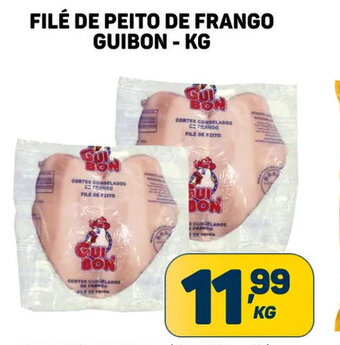 Dom Atacadista Filé de Peito de frango Guibon 1kg oferta