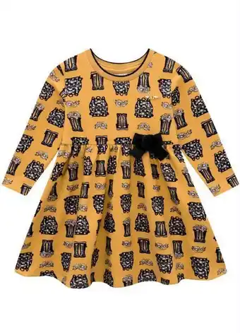 Posthaus Milon - vestido infantil amarelo oferta