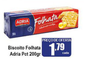 Higa's Supermercado Biscoito Folhata Adria pct 200g oferta