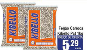 Higa's Supermercado Feijao Carioca Kibello pct 1kg oferta