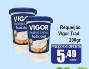 Higa's Supermercado Requeijao Vigor Trad. 200g oferta