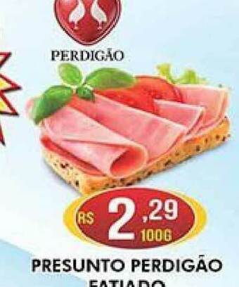 Supermercados Goes Presunto Perdigão Fatiado 100g oferta