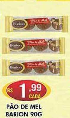 Supermercados Goes Pão De Mel Barion 90g oferta