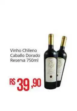 Mart Minas Vinho Chileno Caballo Dorado Reserva 750ml oferta