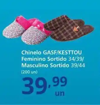 Chinelo Gasf Kesttou Feminino Sortido Masculino Sortido