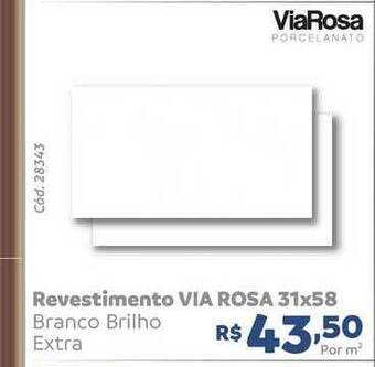 Tumkus Revestimento Via Rosa 31x58 oferta