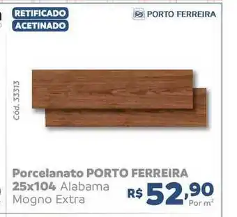 Tumkus Porcelanato Porto Ferreira 25x104 Alabama oferta