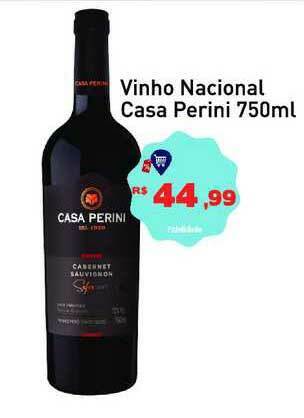 Vinho Nacional Casa Perini 750ml