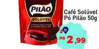 Tonin Superatacado Café Solúvel Pó Pilão 50g oferta