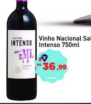 Tonin Superatacado Vinho Nacional Salton Intenso 750ml oferta