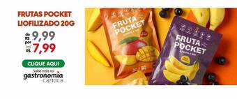 Frutas pocket liofilizado