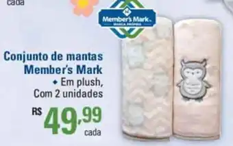 Sam's Club Conjunto de mantaas Member's Mark oferta