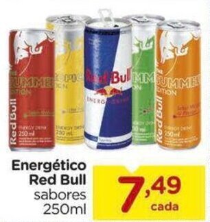 Carrefour Energético Red Bull 250ml oferta
