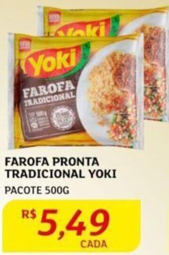 Assaí Atacadista Farofa Pronta Tradicional Yoki 500g oferta
