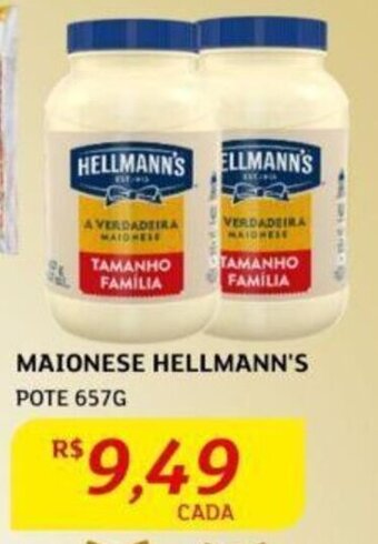 Assaí Atacadista Maionese Hellmann's 657g oferta