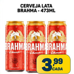 Dom Atacadista Cerveja Lata Brahma 473ml oferta