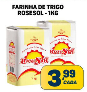 Dom Atacadista Farinha de Trigo Rosesol 1kg oferta