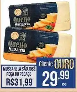 Supermercados Tiaozinho Mussarela são josé peça ou pedaço oferta