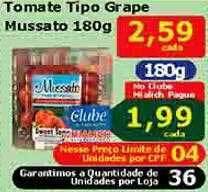 Tomate tipo grape mussato