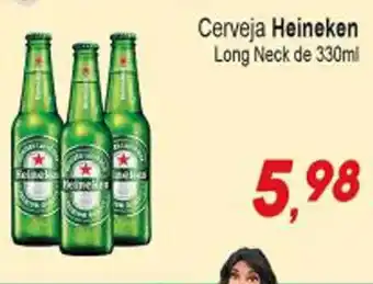 Villefort Atacadista Cerveja Heineken 330ml oferta