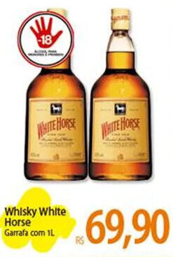 Atacadão Whisky White Horse 1L oferta