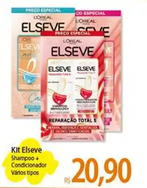 Atacadão Kit Elseve Shampoo + Condicionador oferta