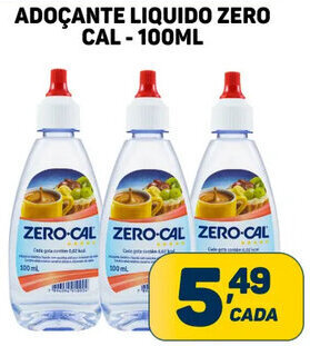 Adoçante Líquido Zero Cal 100ml