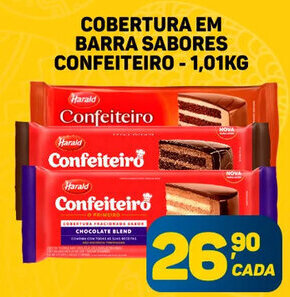 Dom Atacadista Cobertura em barra Sabores Confeiteiro 1.01kg oferta