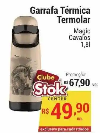 Garrafa térmica termolar magic cavalos
