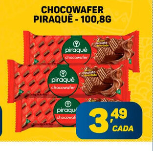Chocowafer Piraquê 100.8g