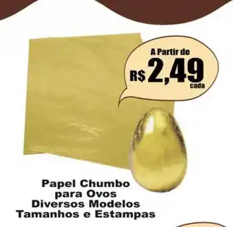 Kanguru Supermercado Papel chumbo para ovos diversos modelos tamanhos e estampas oferta