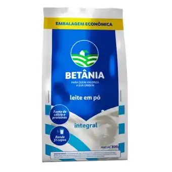 Extrabom Supermercados Leite em pó integral betânia 800g oferta