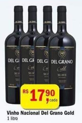 Ultrabox Vinho Nacional Del Grano Gold 1L oferta
