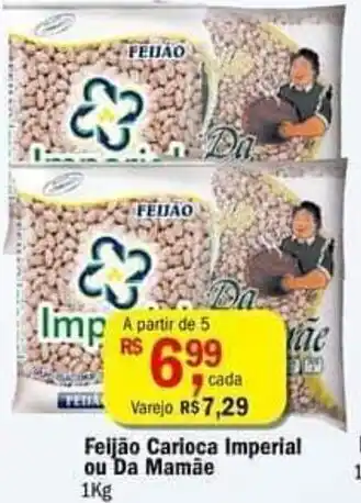 Feijão Carioca Imperial ou Da Mamãe 1kg