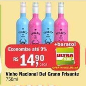 Ultrabox Vinho Nacional Del Grano Frisante 750ml oferta