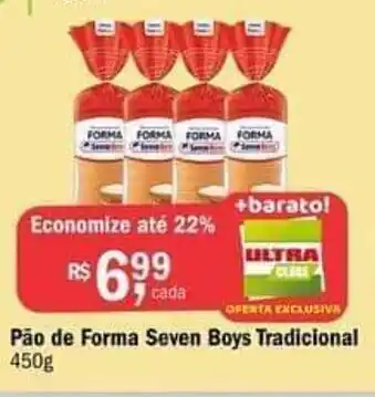 Pão de Forma Seven Boys Tradicional 450g